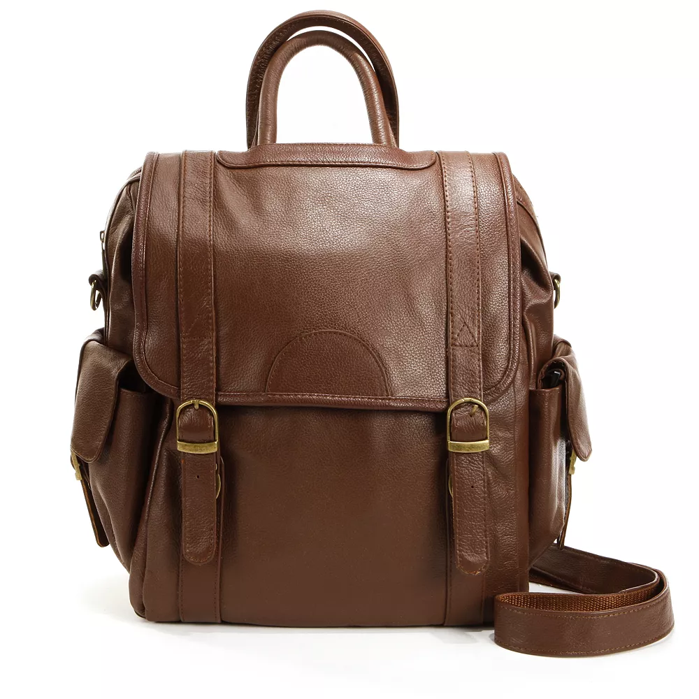 AmeriLeather Three Way Leather Backpack 5 AmeriLeather Three Way Leather Backpack - Image 3