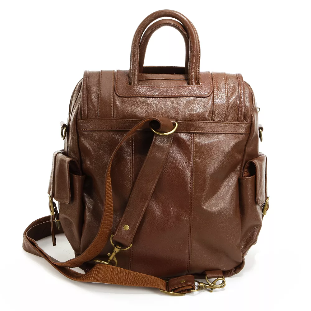 AmeriLeather Three Way Leather Backpack 7 AmeriLeather Three Way Leather Backpack - Image 5