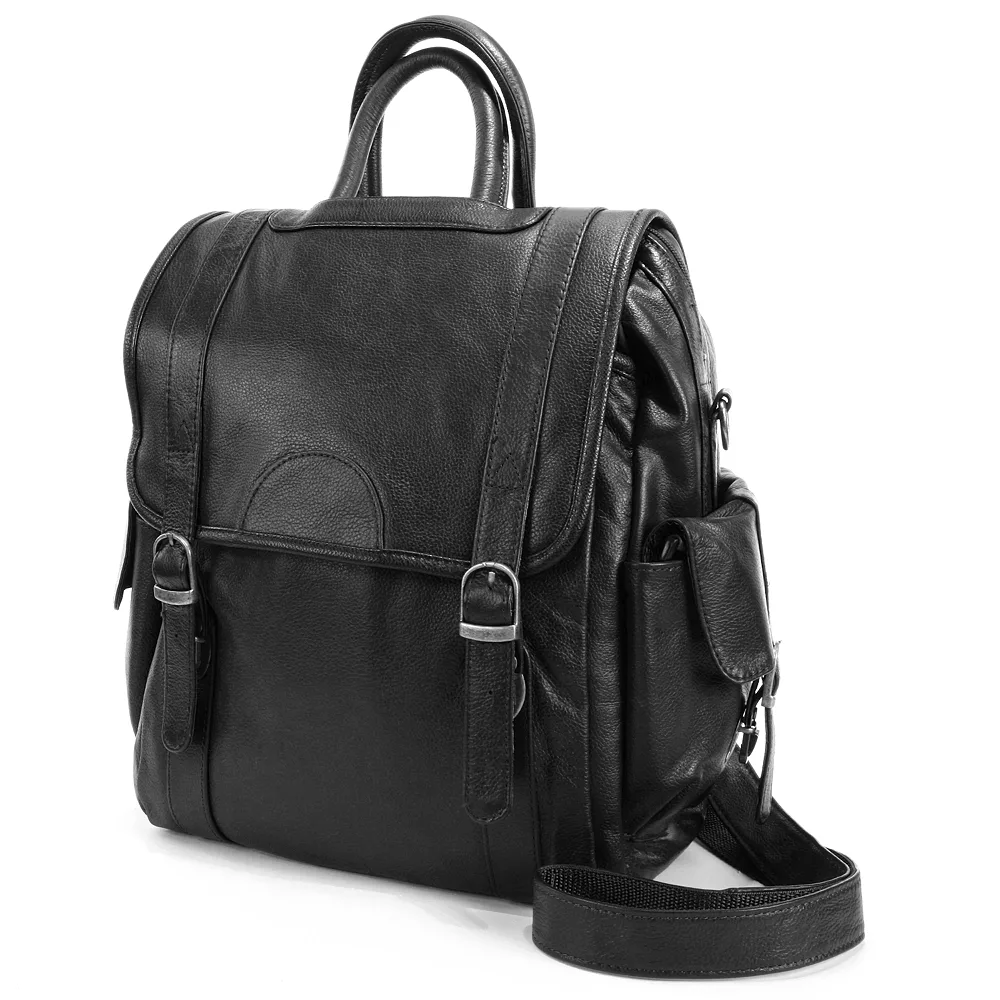 AmeriLeather Three Way Leather Backpack 4 AmeriLeather Three Way Leather Backpack - Image 2