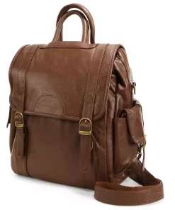 AmeriLeather Three Way Leather Backpack
