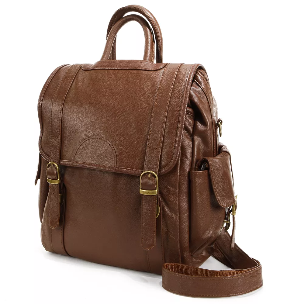 AmeriLeather Three Way Leather Backpack 3 AmeriLeather Three Way Leather Backpack