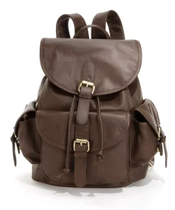 AmeriLeather Urban Buckle Flap Leather Backpack -Cheap AmeriLeather Store 1457783 ALT