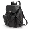 AmeriLeather Urban Buckle Flap Leather Backpack -Cheap AmeriLeather Store 1457783 Black