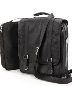 AmeriLeather Leather Convertible Briefcase