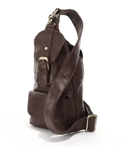 AmeriLeather Grylls Sling Mini Leather Backpack -Cheap AmeriLeather Store 1457796 Dark Brown