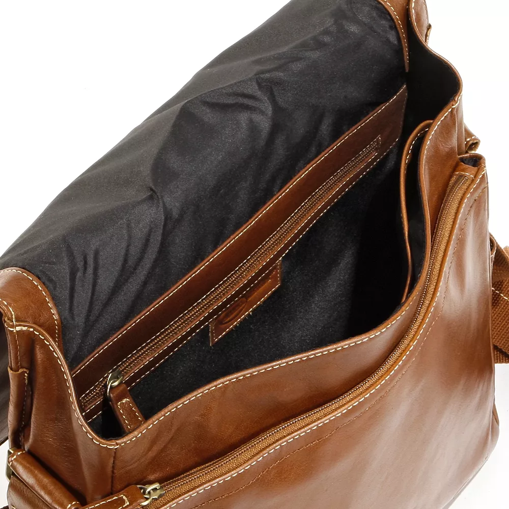 AmeriLeather Teddy Leather Messenger Bag 6 AmeriLeather Teddy Leather Messenger Bag - Image 4