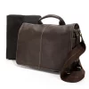 AmeriLeather Legacy Woody Leather Portfolio Messenger Bag -Cheap AmeriLeather Store 1457818 Dark Brown
