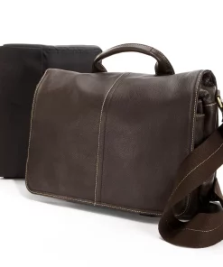 AmeriLeather Legacy Woody Leather Portfolio Messenger Bag