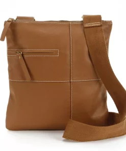 AmeriLeather Slim Leather Crossbody Bag -Cheap AmeriLeather Store 1457901 ALT