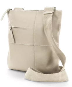 AmeriLeather Slim Leather Crossbody Bag