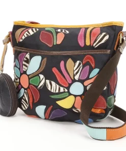 AmeriLeather Tansy Leather Mini Crossbody Bag