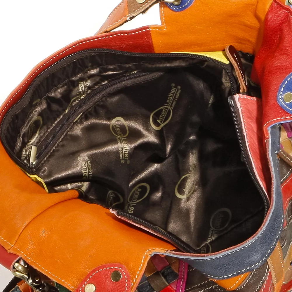 AmeriLeather Hazelle Leather Convertible Shoulder Bag 8 AmeriLeather Hazelle Leather Convertible Shoulder Bag - Image 6