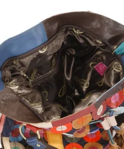 AmeriLeather Lloyd Leather Patchwork Circles Convertible Tote 11 AmeriLeather Lloyd Leather Patchwork Circles Convertible Tote -Cheap AmeriLeather Store 1458245 ALT3