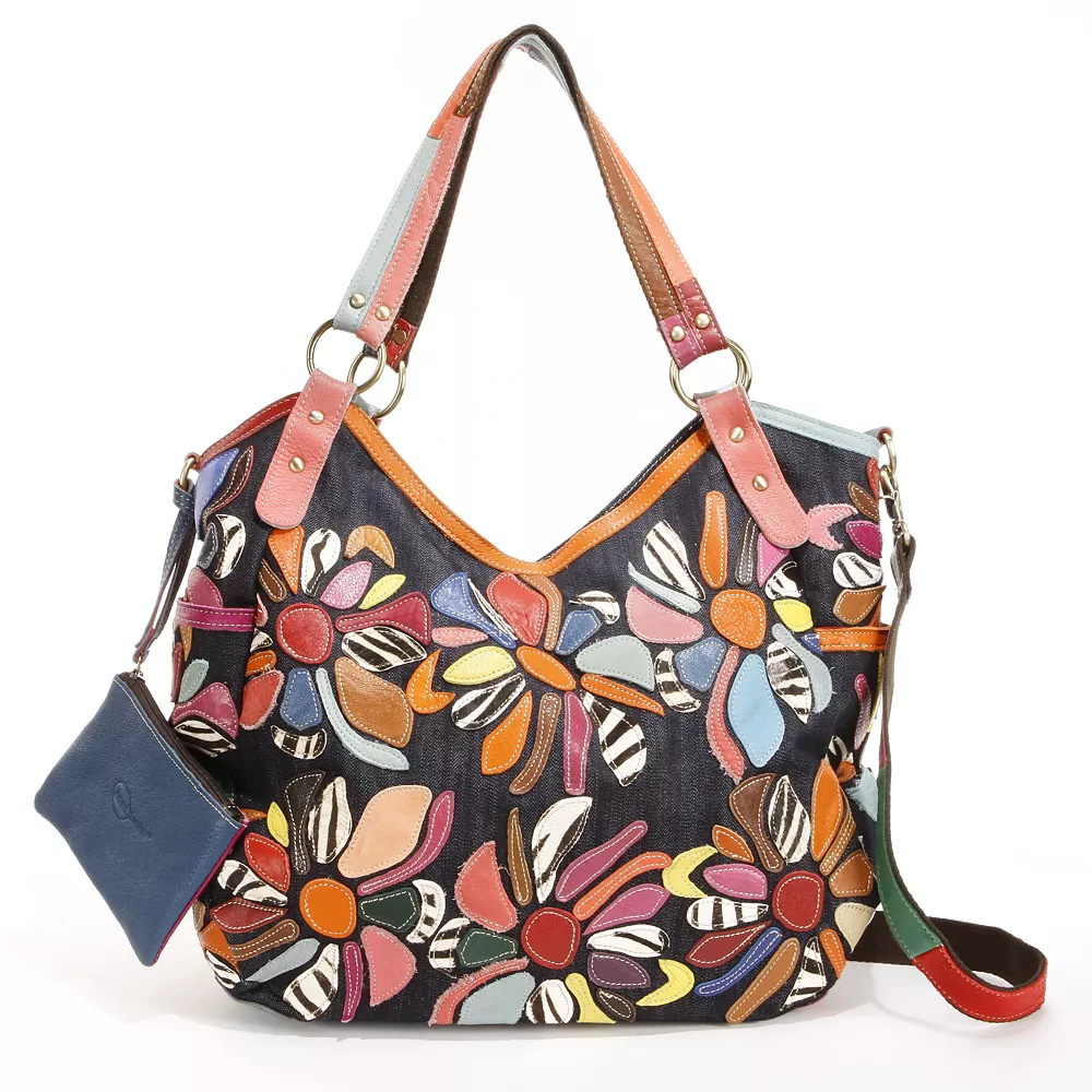 AmeriLeather Amelia Leather Convertible Tote 4 AmeriLeather Amelia Leather Convertible Tote - Image 2