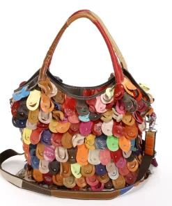 AmeriLeather Peacock Leather Convertible Shopper -Cheap AmeriLeather Store 1458326 ALT12