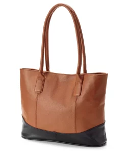 AmeriLeather Casual Leather Tote Bag 22 AmeriLeather Casual Leather Tote Bag -Cheap AmeriLeather Store 1458657 Brown Black