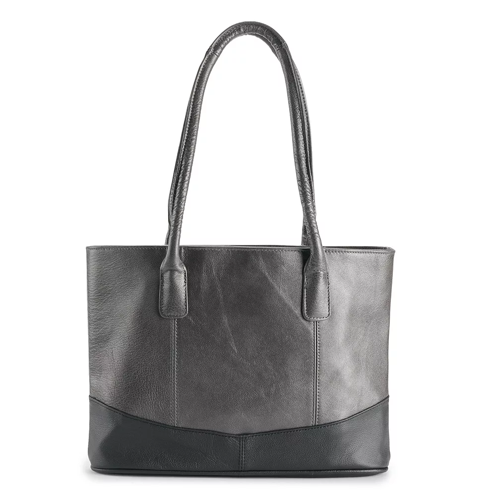 AmeriLeather Casual Leather Tote Bag 11 AmeriLeather Casual Leather Tote Bag - Image 9