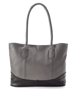AmeriLeather Casual Leather Tote Bag 21 AmeriLeather Casual Leather Tote Bag -Cheap AmeriLeather Store 1458657 Gray Black