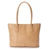 AmeriLeather Casual Leather Tote Bag -Cheap AmeriLeather Store 1458657 Tan