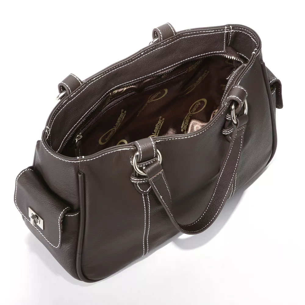AmeriLeather Sophisticated Leather Shopper 7 AmeriLeather Sophisticated Leather Shopper - Image 5