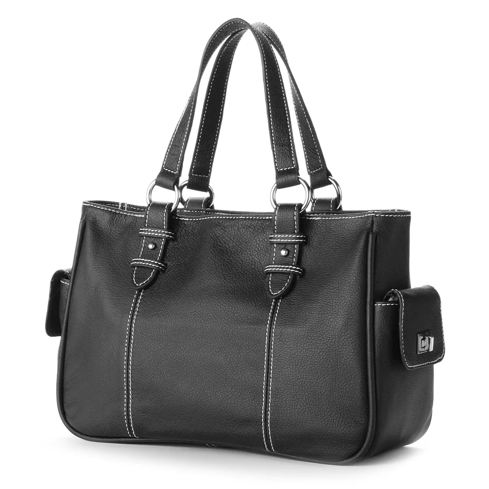 AmeriLeather Sophisticated Leather Shopper 4 AmeriLeather Sophisticated Leather Shopper - Image 2