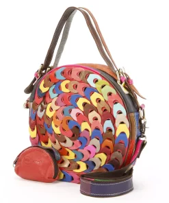 AmeriLeather Dream Catcher Convertible Leather Crossbody Bag