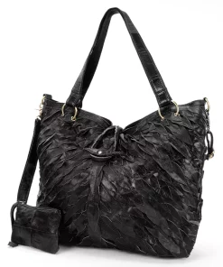 AmeriLeather Sana Leather Convertible Tote