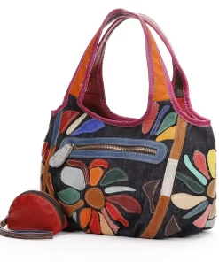 AmeriLeather Avie Mini Leather Satchel