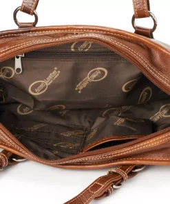 AmeriLeather Classy Leather Satchel -Cheap AmeriLeather Store 1612058 ALT3