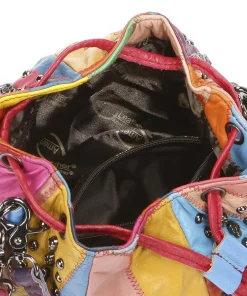 AmeriLeather Qmetal Patchwork Leather Mini Shoulder Bag 9 AmeriLeather Qmetal Patchwork Leather Mini Shoulder Bag -Cheap AmeriLeather Store 1615764 ALT3