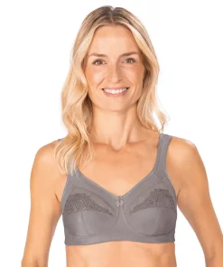 Amoena Isadora Soft Cup Wireless Full-Figure Bra 44685 -Cheap AmeriLeather Store 2365381 Dream Pink Light Gray