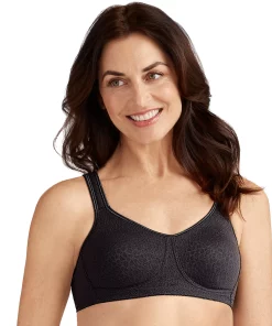 Amoena Bra: Seamless Mastectomy Bra -Cheap AmeriLeather Store 2366199 Black