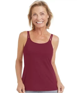 Amoena Bra: Valletta Shelf-Bra Mastectomy Camisole 21 Amoena Bra: Valletta Shelf-Bra Mastectomy Camisole -Cheap AmeriLeather Store 2370434 Burgundy Love