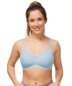 Amoena Mara Wireless T-Shirt Mastectomy Bra 44023 -Cheap AmeriLeather Store 2595586 Light Blue