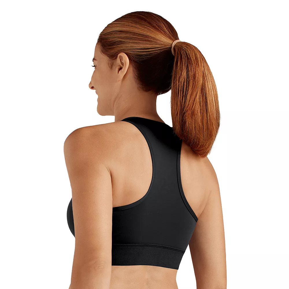Amoena Bra: Medium-Impact Zip-Front Sports Bra 44070 4 Amoena Bra: Medium-Impact Zip-Front Sports Bra 44070 - Image 2