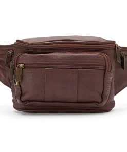 AmeriLeather Easy Traveler Leather Fanny Pack