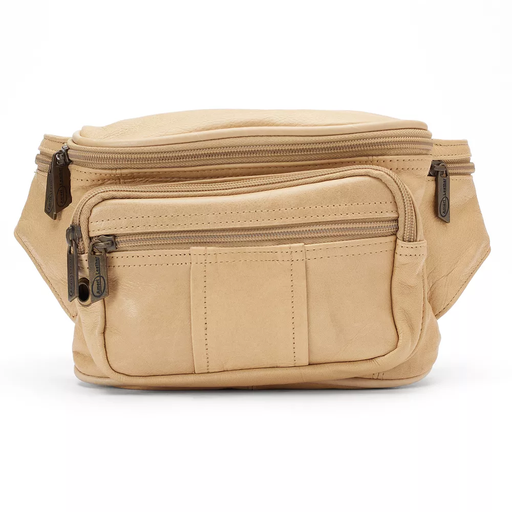 AmeriLeather Easy Traveler Leather Fanny Pack 5 AmeriLeather Easy Traveler Leather Fanny Pack - Image 3