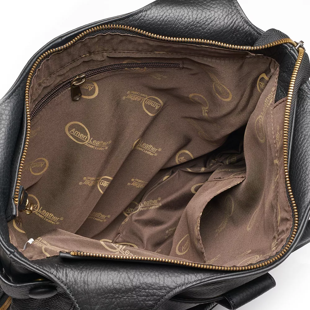 AmeriLeather Leather Satchel 6 AmeriLeather Leather Satchel - Image 4