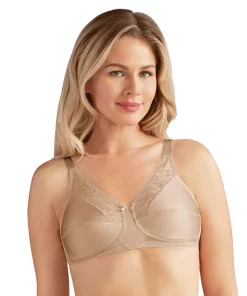 Amoena Nancy Wireless Full-Coverage Mastectomy Bra -Cheap AmeriLeather Store 3273796 Light Nude