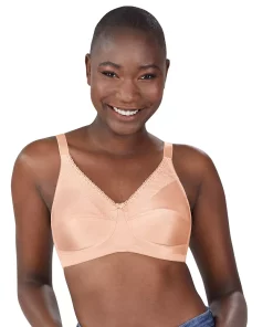 Amoena Nancy Wireless Full-Coverage Mastectomy Bra -Cheap AmeriLeather Store 3273796 Rose Nude