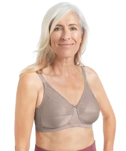 Amoena Nancy Wireless Full-Coverage Mastectomy Bra -Cheap AmeriLeather Store 3273796 Taupe