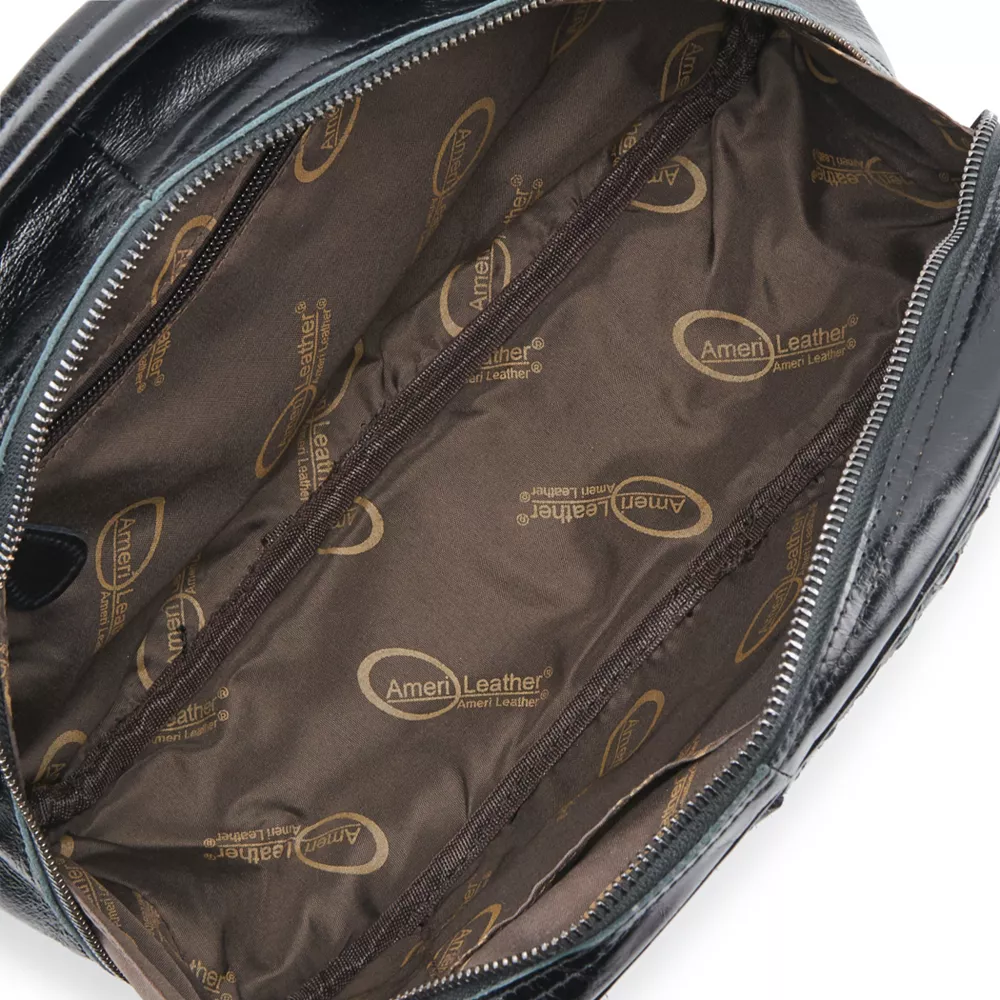 AmeriLeather Beckett Woven Convertible Satchel 6 AmeriLeather Beckett Woven Convertible Satchel - Image 4