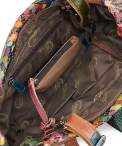 Women's AmeriLeather Cybil Woven Satchel -Cheap AmeriLeather Store 3717768 ALT2