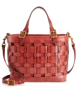 AmeriLeather Dorgan Latigo Leather Basket Satchel