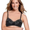Amoena Arielle Wire Free Mastectomy Bra -Cheap AmeriLeather Store 4422299 Black And Off White