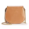 AmeriLeather Alaina Leather Crossbody Bag -Cheap AmeriLeather Store 4778283 Milk Tea