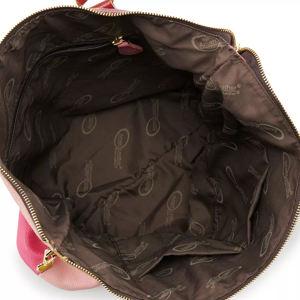 AmeriLeather Elvina Leather Tote Bag 5 AmeriLeather Elvina Leather Tote Bag - Image 3