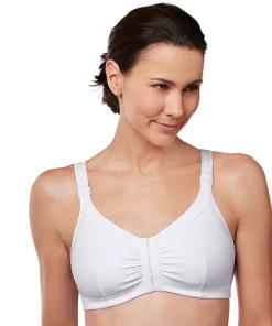 Amoena Bra: Hannah Front-Closure Wire-Free Bra 2160 - Women's