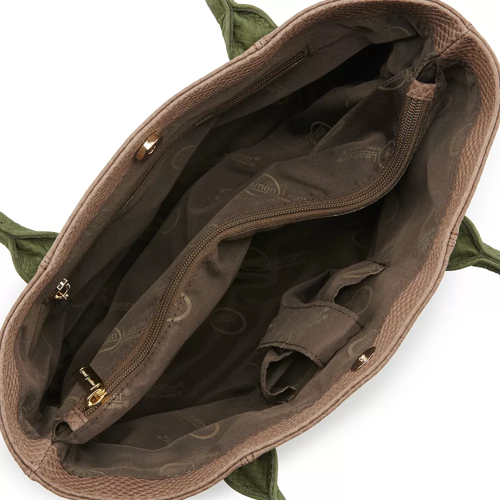 AmeriLeather Casual Tote Bag 5 AmeriLeather Casual Tote Bag - Image 3
