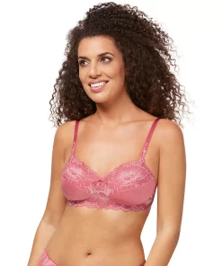 Amoena Floral Chic Lace Wire-Free Masectomy Bra 44726